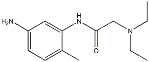 N-(5-amino-2-methylphenyl)-2-(diethylamino)acetamide Struktur