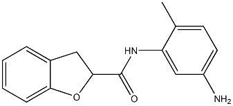 N-(5-amino-2-methylphenyl)-2,3-dihydro-1-benzofuran-2-carboxamide Struktur