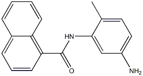 N-(5-amino-2-methylphenyl)naphthalene-1-carboxamide Struktur