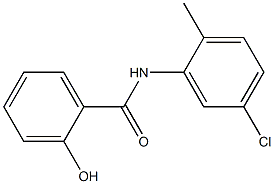 N-(5-chloro-2-methylphenyl)-2-hydroxybenzamide Struktur