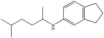 N-(5-methylhexan-2-yl)-2,3-dihydro-1H-inden-5-amine Struktur