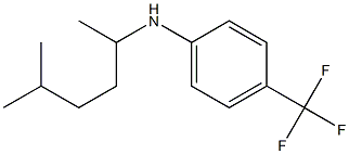 N-(5-methylhexan-2-yl)-4-(trifluoromethyl)aniline Struktur