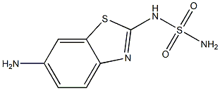 N-(6-amino-1,3-benzothiazol-2-yl)sulfamide Struktur