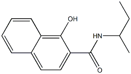 N-(butan-2-yl)-1-hydroxynaphthalene-2-carboxamide Struktur