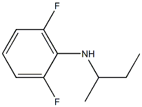 N-(butan-2-yl)-2,6-difluoroaniline Struktur