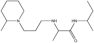 N-(butan-2-yl)-2-{[3-(2-methylpiperidin-1-yl)propyl]amino}propanamide Struktur