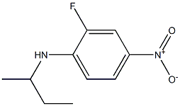 N-(butan-2-yl)-2-fluoro-4-nitroaniline Struktur