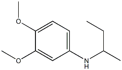 N-(butan-2-yl)-3,4-dimethoxyaniline Struktur