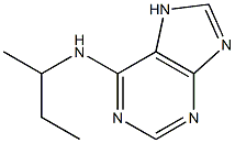 N-(butan-2-yl)-7H-purin-6-amine Struktur