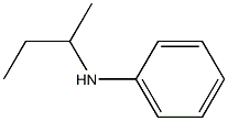 N-(butan-2-yl)aniline Struktur