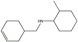 N-(cyclohex-3-en-1-ylmethyl)-2-methylcyclohexan-1-amine Struktur