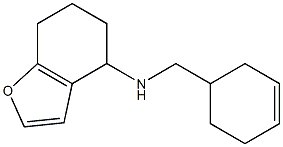 N-(cyclohex-3-en-1-ylmethyl)-4,5,6,7-tetrahydro-1-benzofuran-4-amine Struktur