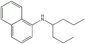 N-(heptan-4-yl)naphthalen-1-amine Struktur