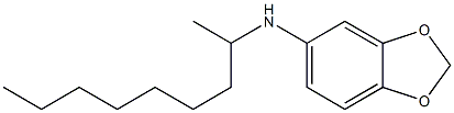 N-(nonan-2-yl)-2H-1,3-benzodioxol-5-amine Struktur