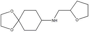 N-(oxolan-2-ylmethyl)-1,4-dioxaspiro[4.5]decan-8-amine Struktur