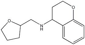 N-(oxolan-2-ylmethyl)-3,4-dihydro-2H-1-benzopyran-4-amine Struktur