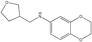 N-(oxolan-3-ylmethyl)-2,3-dihydro-1,4-benzodioxin-6-amine Struktur