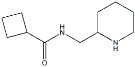 N-(piperidin-2-ylmethyl)cyclobutanecarboxamide Struktur