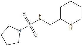 N-(piperidin-2-ylmethyl)pyrrolidine-1-sulfonamide Struktur