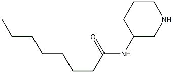 N-(piperidin-3-yl)octanamide Struktur