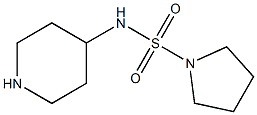 N-(piperidin-4-yl)pyrrolidine-1-sulfonamide Struktur