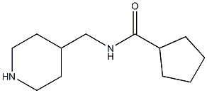 N-(piperidin-4-ylmethyl)cyclopentanecarboxamide Struktur