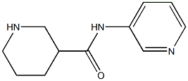 N-(pyridin-3-yl)piperidine-3-carboxamide Struktur