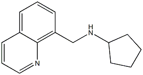 N-(quinolin-8-ylmethyl)cyclopentanamine Struktur