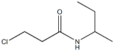 N-(sec-butyl)-3-chloropropanamide Struktur