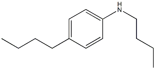 N,4-dibutylaniline Struktur