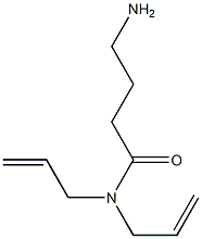 N,N-diallyl-4-aminobutanamide Struktur