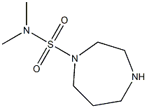 N,N-dimethyl-1,4-diazepane-1-sulfonamide Struktur