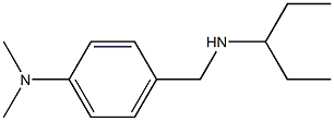 N,N-dimethyl-4-[(pentan-3-ylamino)methyl]aniline Struktur