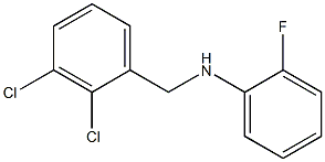 N-[(2,3-dichlorophenyl)methyl]-2-fluoroaniline Struktur