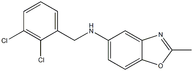 N-[(2,3-dichlorophenyl)methyl]-2-methyl-1,3-benzoxazol-5-amine Struktur