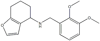 N-[(2,3-dimethoxyphenyl)methyl]-4,5,6,7-tetrahydro-1-benzofuran-4-amine Struktur