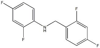 N-[(2,4-difluorophenyl)methyl]-2,4-difluoroaniline Struktur