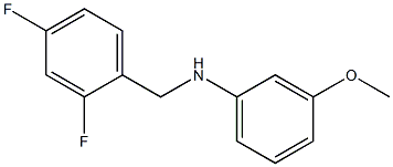 N-[(2,4-difluorophenyl)methyl]-3-methoxyaniline Struktur