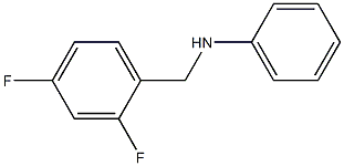 N-[(2,4-difluorophenyl)methyl]aniline Struktur