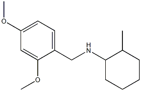 N-[(2,4-dimethoxyphenyl)methyl]-2-methylcyclohexan-1-amine Struktur