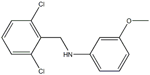 N-[(2,6-dichlorophenyl)methyl]-3-methoxyaniline Struktur