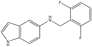 N-[(2,6-difluorophenyl)methyl]-1H-indol-5-amine Struktur