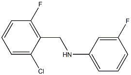 N-[(2-chloro-6-fluorophenyl)methyl]-3-fluoroaniline Struktur