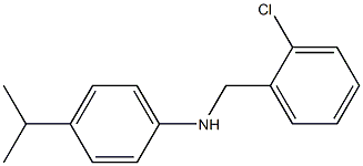 N-[(2-chlorophenyl)methyl]-4-(propan-2-yl)aniline Struktur