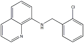 N-[(2-chlorophenyl)methyl]quinolin-8-amine Struktur