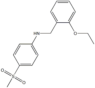 N-[(2-ethoxyphenyl)methyl]-4-methanesulfonylaniline Struktur