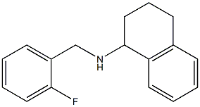 N-[(2-fluorophenyl)methyl]-1,2,3,4-tetrahydronaphthalen-1-amine Struktur