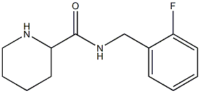 N-[(2-fluorophenyl)methyl]piperidine-2-carboxamide Struktur