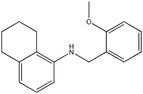 N-[(2-methoxyphenyl)methyl]-5,6,7,8-tetrahydronaphthalen-1-amine Struktur