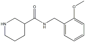 N-[(2-methoxyphenyl)methyl]piperidine-3-carboxamide Struktur